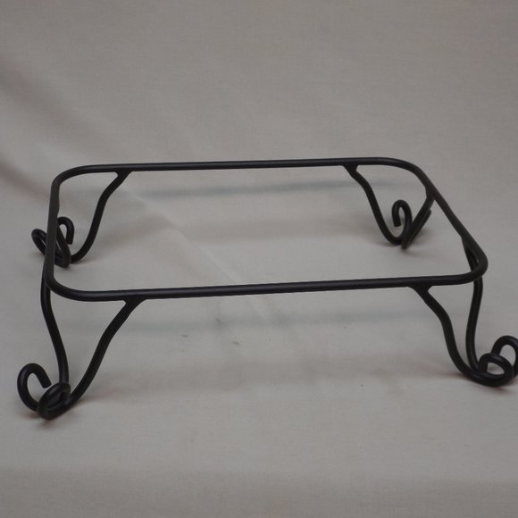 Longaberger Foundry Wrought Iron Rectangular Pedestal Stand - Picture 1 of 9